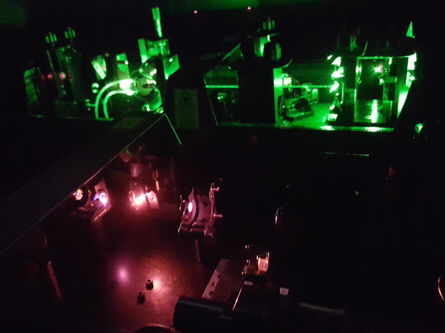 Aligning ultrafast lasers (TiSaph + OPO)